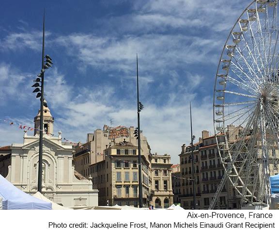 Aix-en-Provence, France - Photo credit: Jackqueline Frost, Manon Michels Einaudi Grant Recipient 