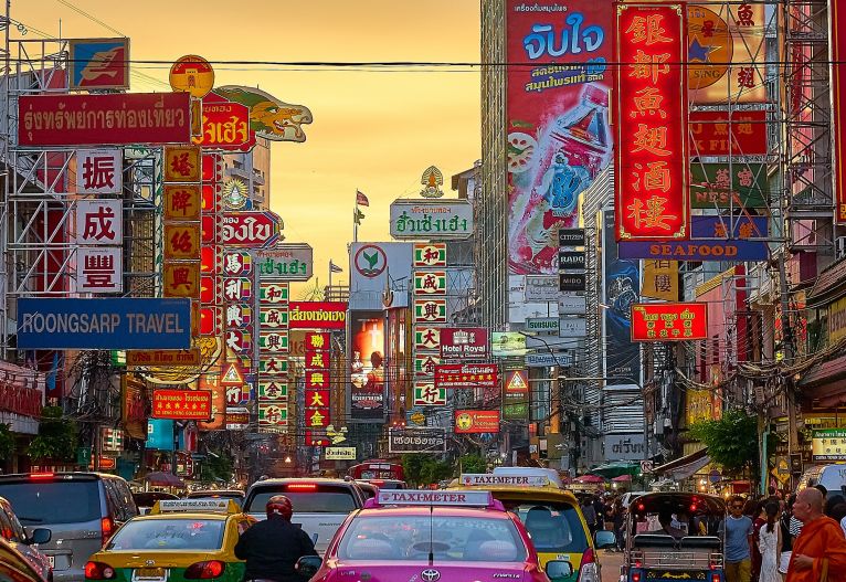 Sunset in Bangkok, Thailand
