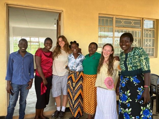 David, Christina, Sabine, Mwapi, Esther, Bryn and Anita Chitaya