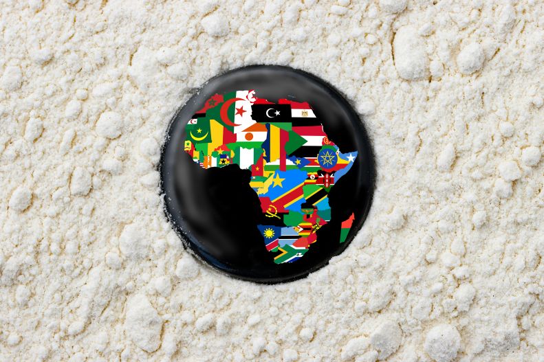 Map for Africa