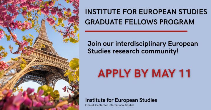 Apply to be an IES graduate fellow
