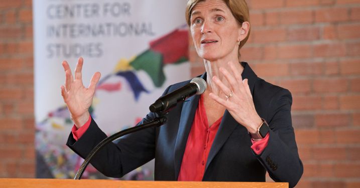 Former USAID administrator Samantha Power gave the 2026 Bartels lecture.